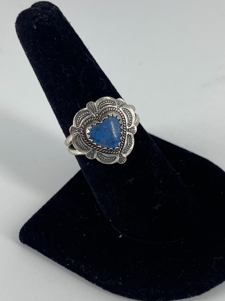 Sterling Silver & Lapis Ring (1 of 5)