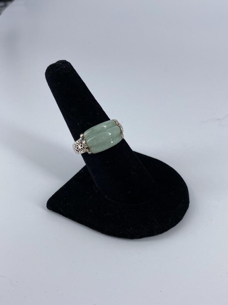 Sterling Silver & Jade Ring (1 of 4)