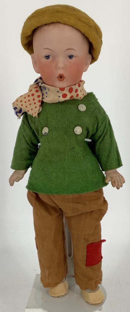 11" Gebruder Heubach 8774 bisque flange head character (1 of 1)