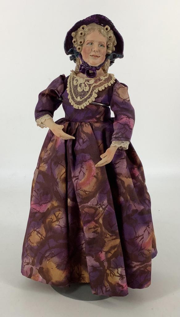 14 1/2" character doll by artist Kathy Redmond. Finely (1 of 3)