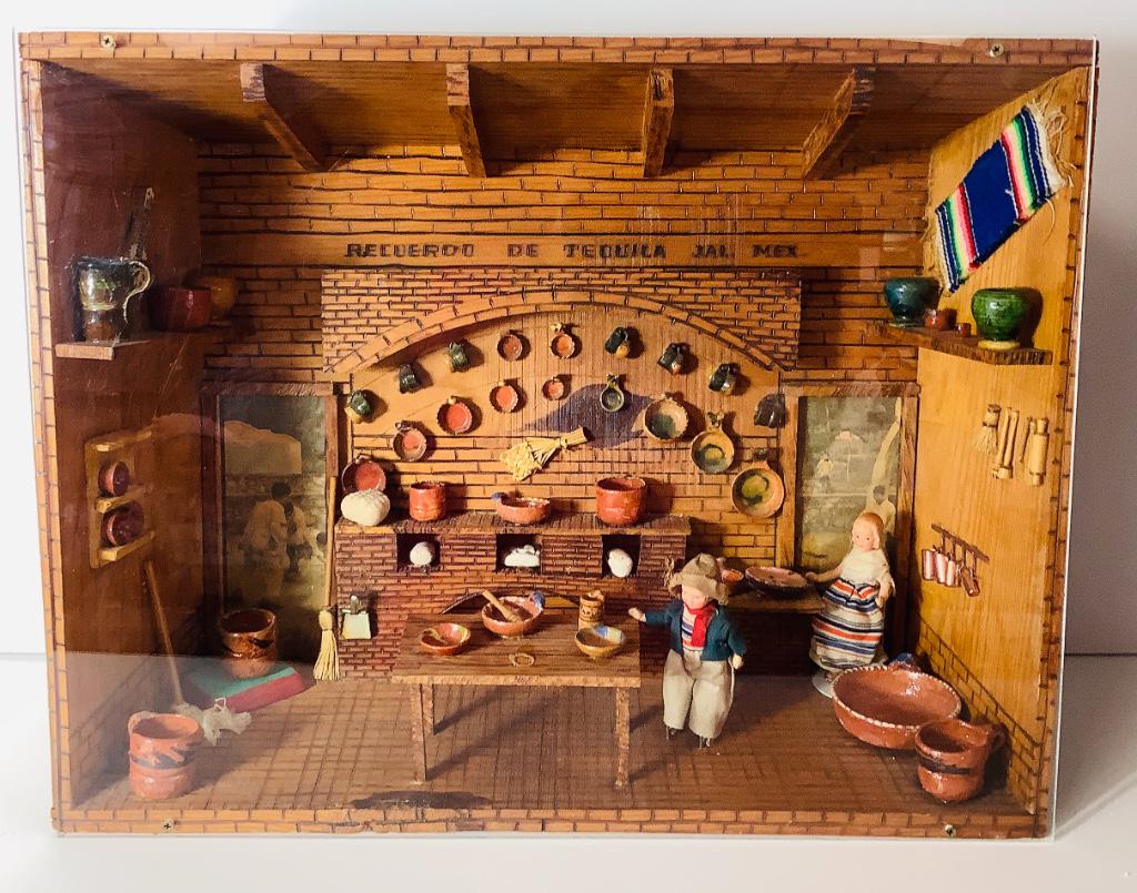 Handmade Room Box "Recuerdo de Tequila Jal Mex". (1 of 1)