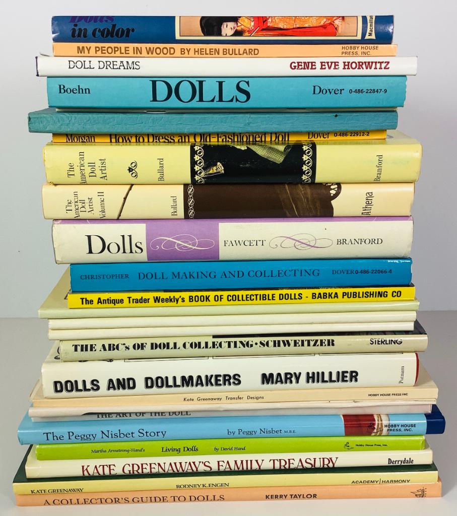 Lot of doll reference books including "The American (1 of 1)
