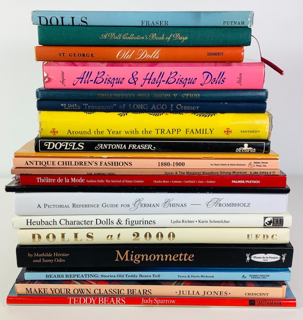Lot of doll and teddy bear reference books including (1 of 1)