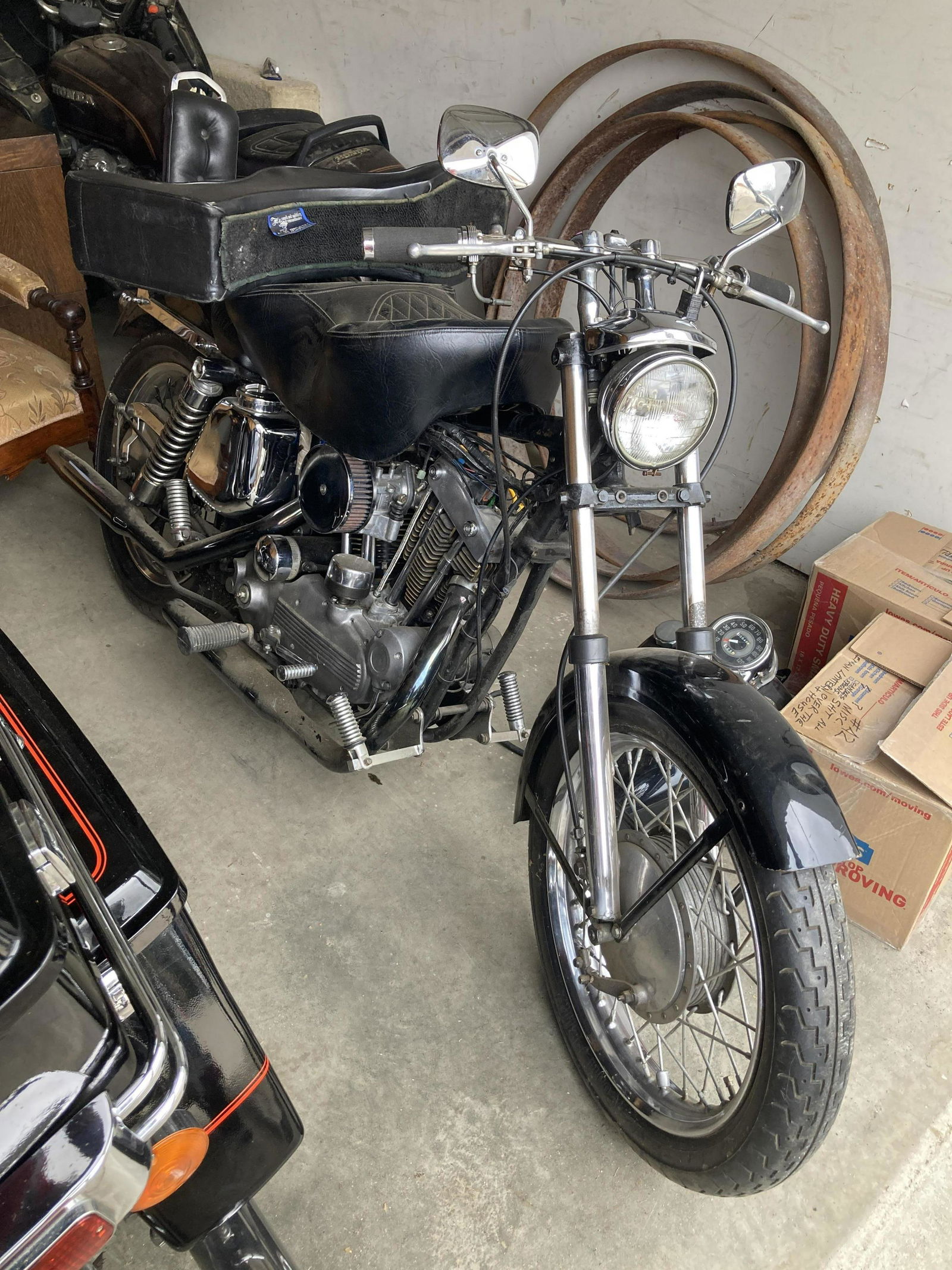 1968 Harley-Davidson Model Motorcycle 540 Miles. Vin# (1 of 4)
