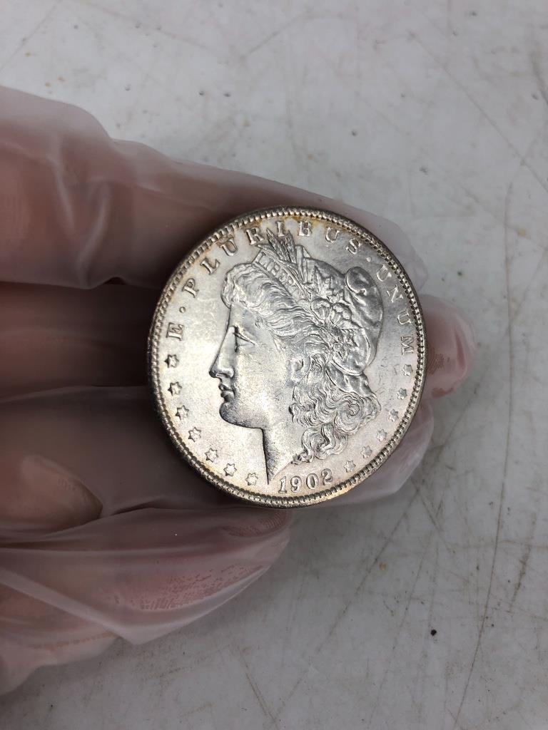 1902-O Morgan Silver Dollar Coin (1 of 9)