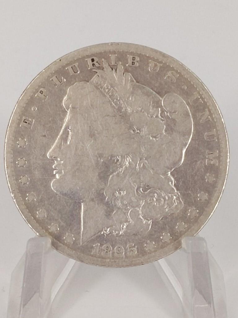 1895-O U.S. Morgan Silver Dollar Coin (1 of 6)