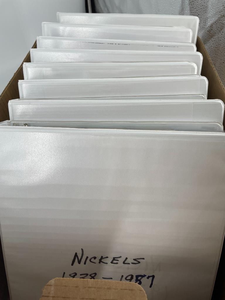 Eight Binders of Jefferson Nickels (1 of 19)