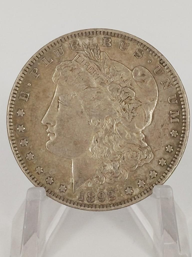 1892-P U.S. Morgan Silver Dollar Coin (1 of 6)