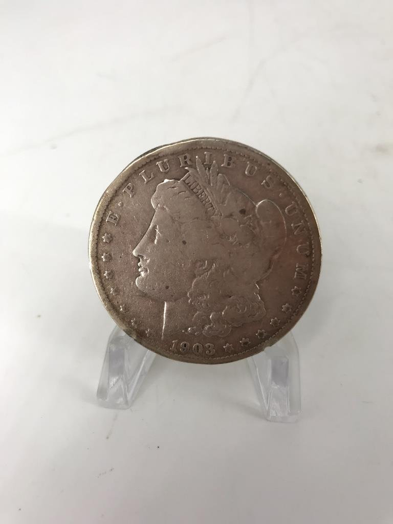 1903-S U.S. Morgan Silver Dollar Coin (1 of 8)