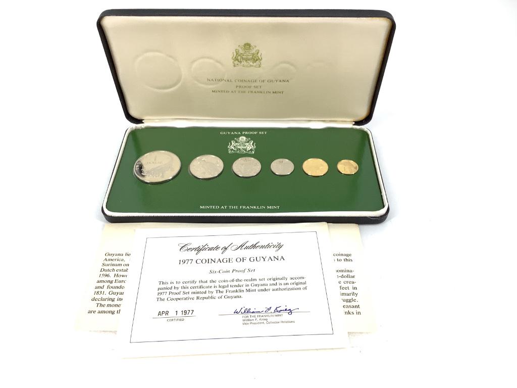 1977 Coins of Guyana Proof Coin Set (1 of 2)