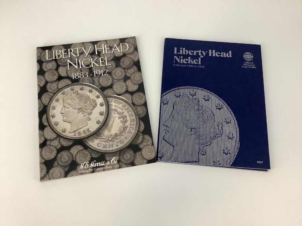 Two Liberty Head Nickel Albums w/Contents (1 of 5)