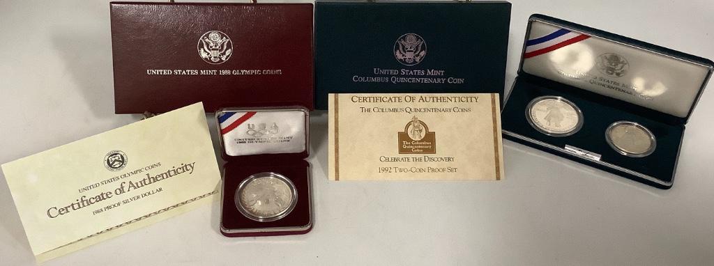 Two United States Mint Proofs (1988 & 1992) (1 of 9)