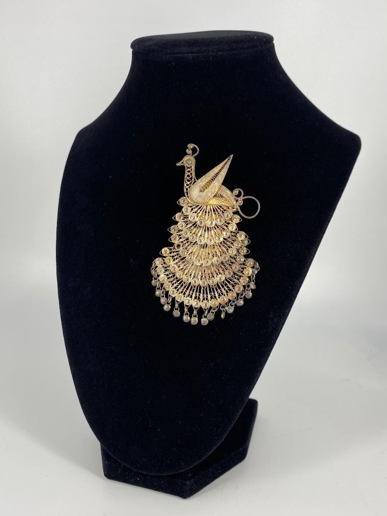 Sterling Silver Filigree Style Pin (1 of 4)