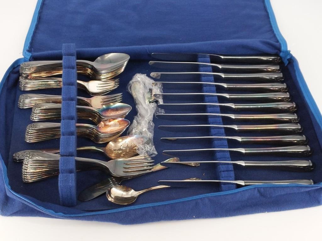 Vintage 1947 Rogers Bros. Silver Plate Flatware Set In (1 of 6)