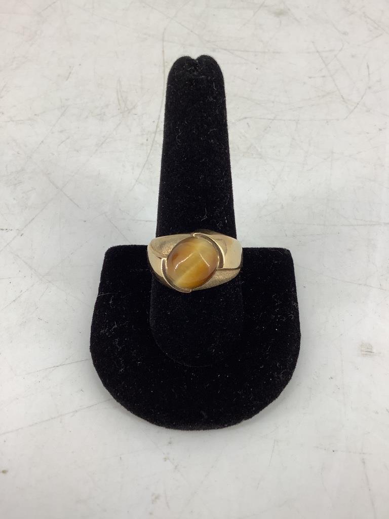 Mid-Century Modern 10kt Yellow Gold Fashion Ring (1 of 3)