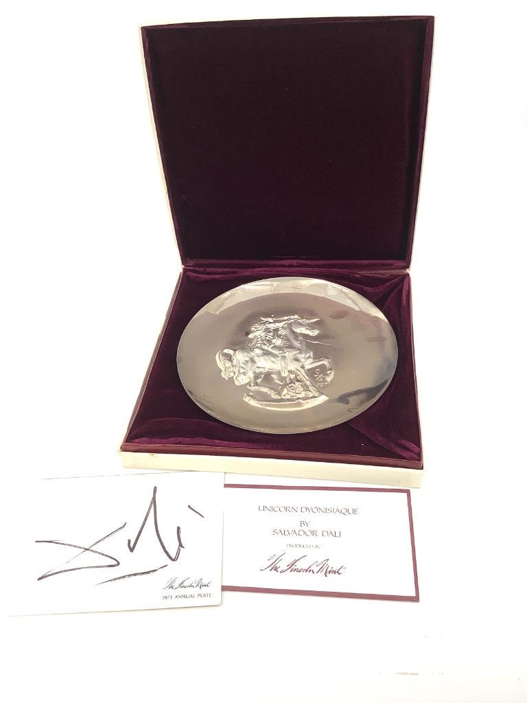 Limited Edition Sterling Silver Plate From The Franklin (1 of 2)
