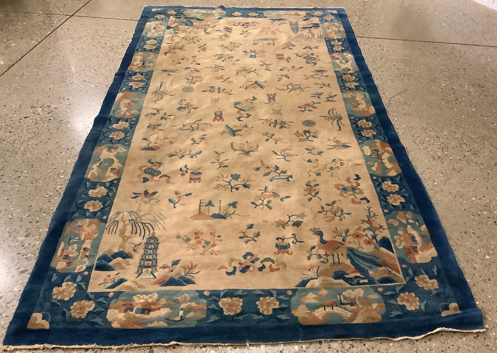 Oriental rug, Chinese, 5'1" x 9'9" (1 of 7)