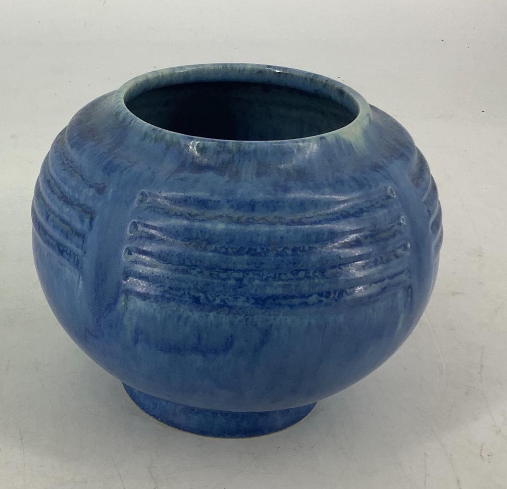 Roseville pottery, 6” Tourmaline vase. Not marked. (1 of 1)