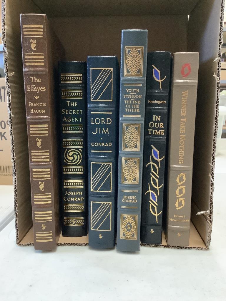 Lot of 6 leather bound novels including 3 by Joseph (1 of 1)
