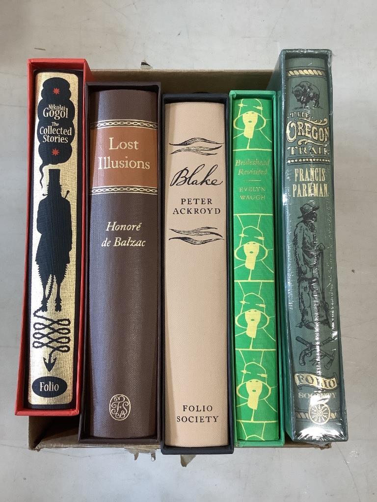 Lot of 5 Folio Society books all in sleeves, one in (1 of 1)