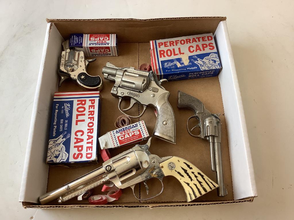 Lot of toy cap guns: Lot of toy cap guns
