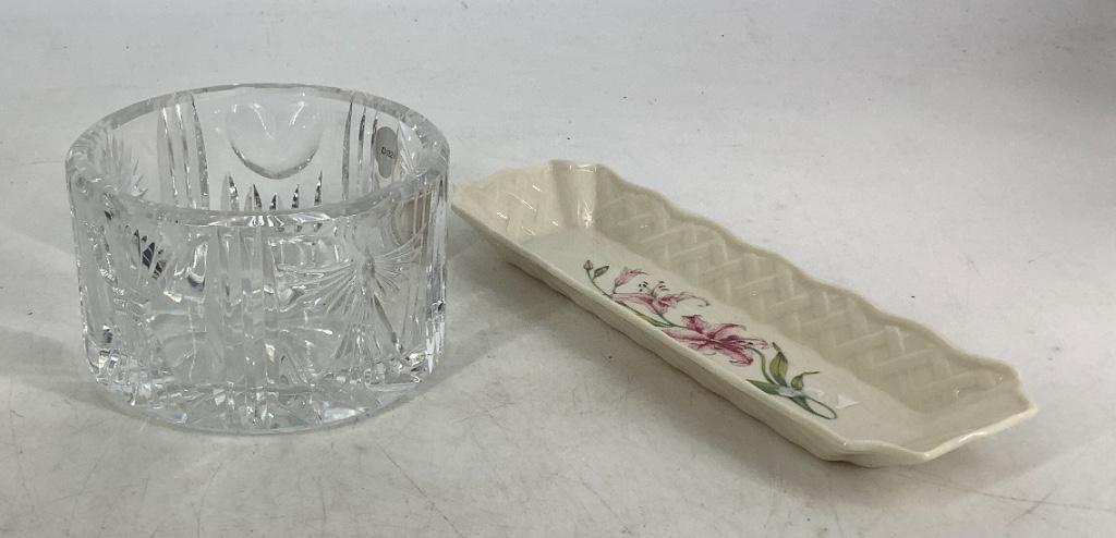 Waterford Crystal Millennium Champagne Bottle Coaster. (1 of 1)