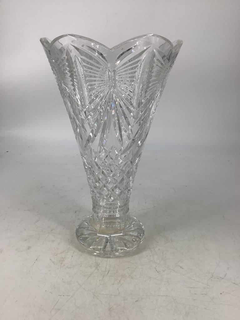Waterford crystal “Celebration” vase 12” tall (1 of 2)