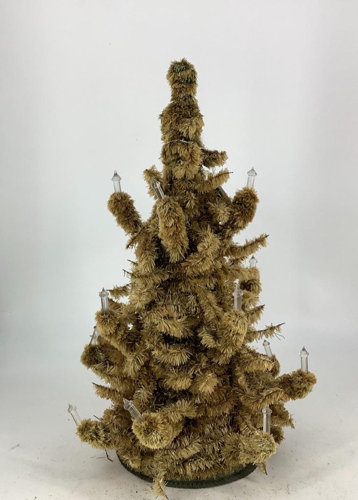 Vintage Christmas tree with candles, no cord to light (1 of 1)
