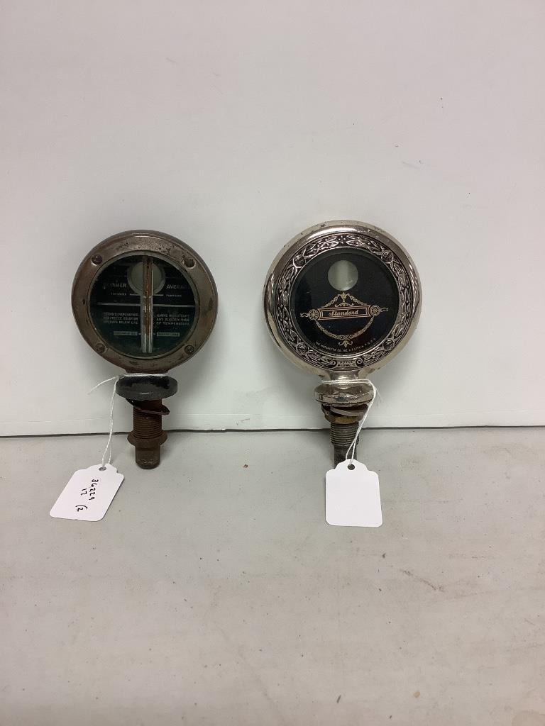 2 antique automobile Boyce motometers (1 of 2)
