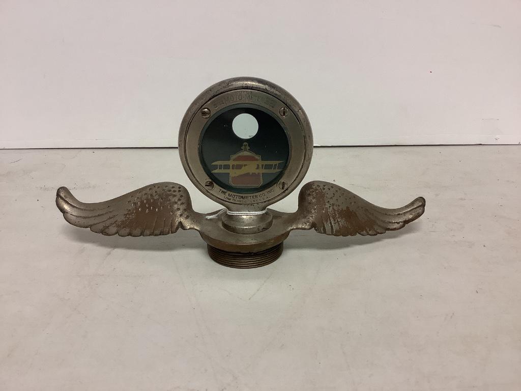 Antique automobile Boyce motometer for Packard with cap (1 of 2)