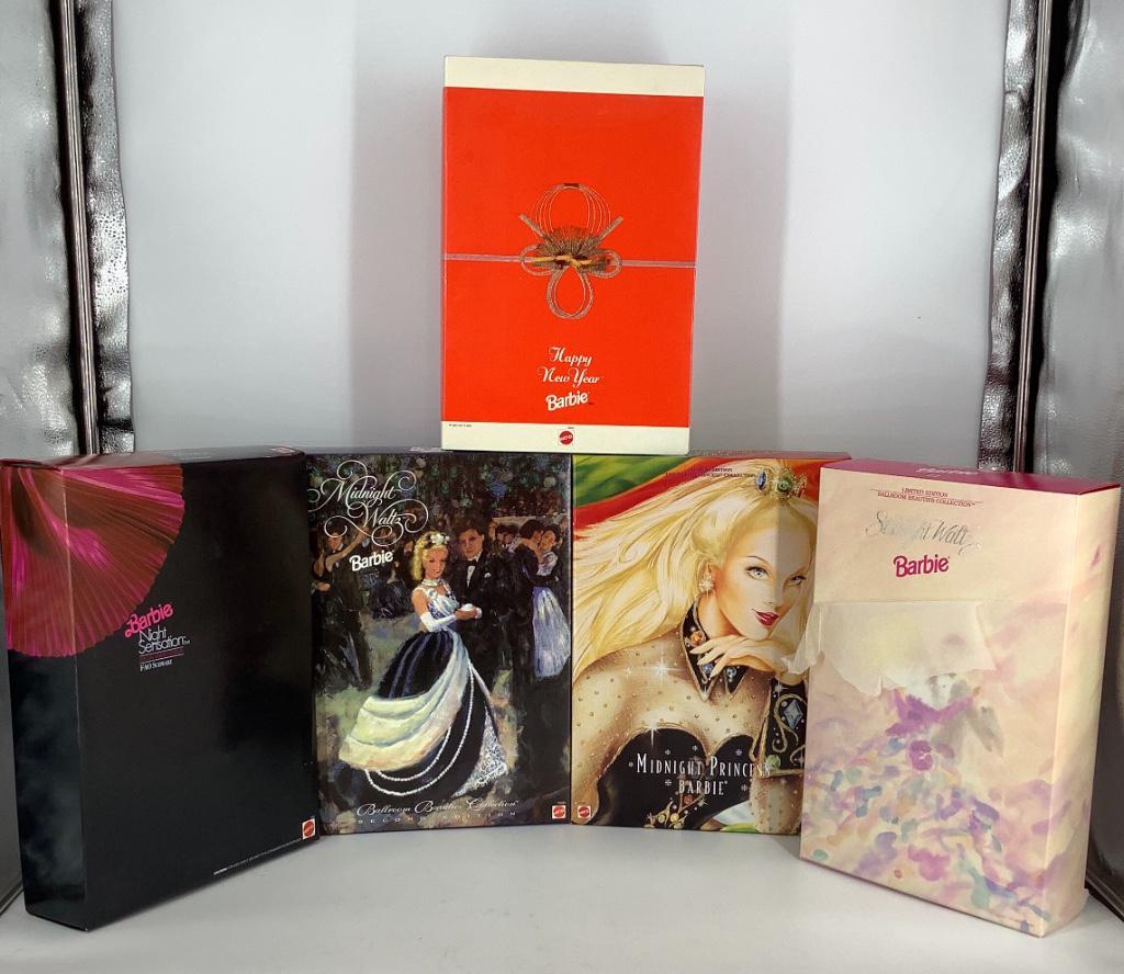 (5) Barbies - Midnight Princess Barbie-Midnight (1 of 6)