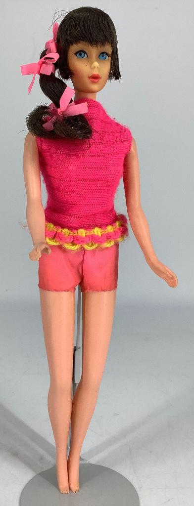 1969 Brunette Talking Barbie (mute). Doll wears her (1 of 1)