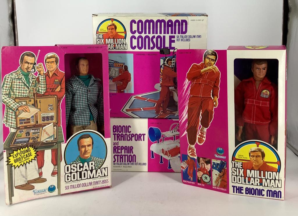 (4) items - The Six Million Dollar Man doll-Oscar (1 of 5)