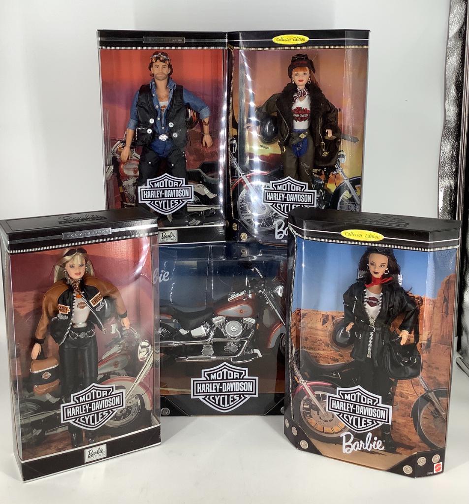 (4) Box of Harley Davidson Dolls (1)-HD Motorcycle (1 of 4)
