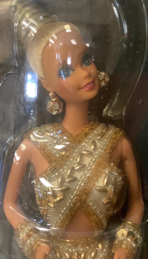 1990 BOB MACKIE BARBIE- 1st in series. Faint markings: 1990 BOB MACKIE BARBIE- 1st in series. Faint markings
