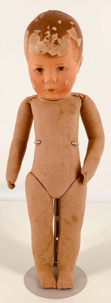 18" Kathe Kruse Type I cloth doll. Three seam cloth (1 of 3)