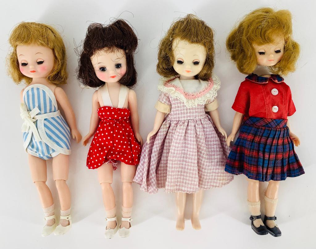 Lot (4) 8" Betsy McCall dolls. Includes two in (1 of 1)