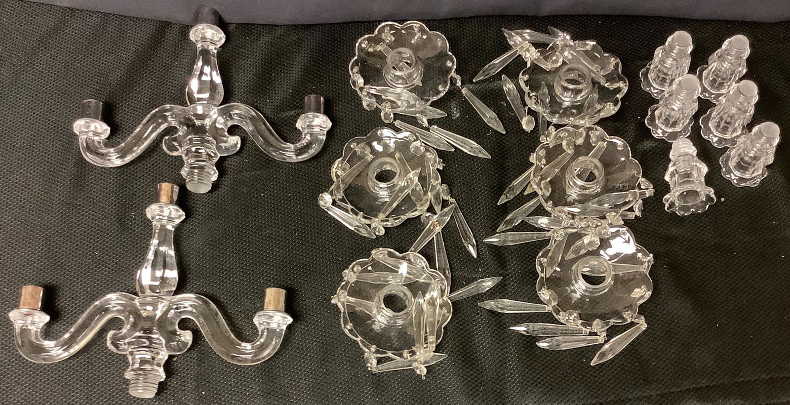 Heisey Colonial 3 light candelabra parts (1 of 1)