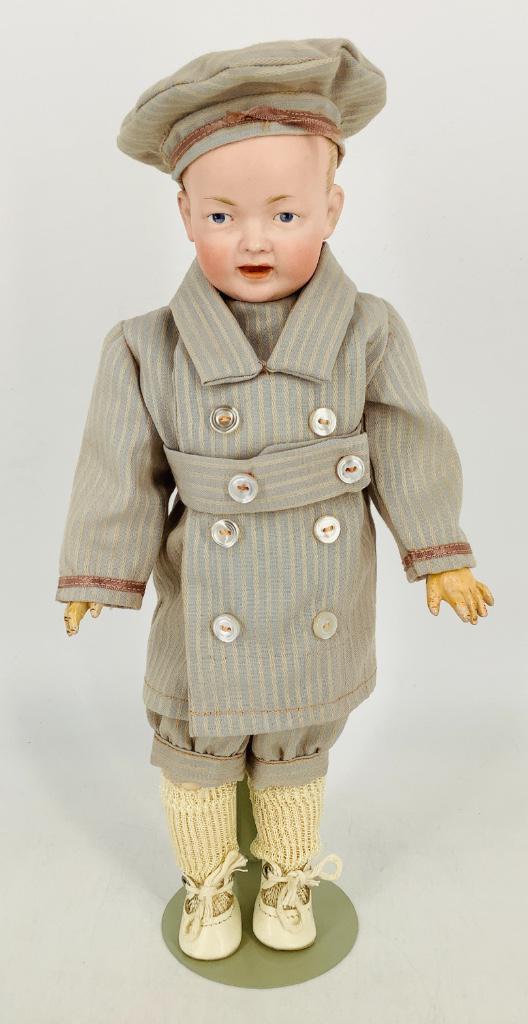 Kley & Hahn 525 bisque socket head boy. 12" doll with (1 of 4)