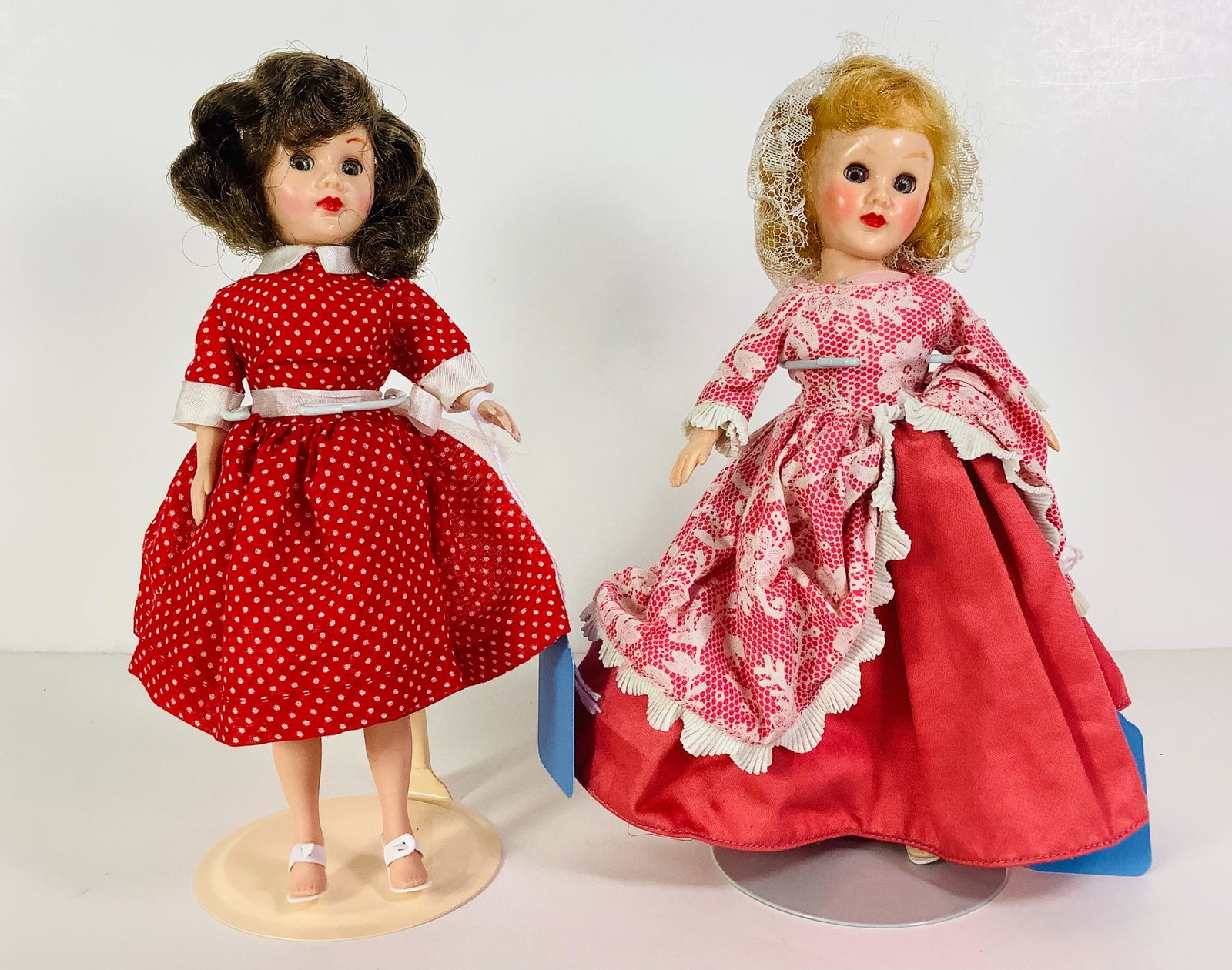 Lot (2) 8" Sandra Sue dolls with molded lash sleep (1 of 1)