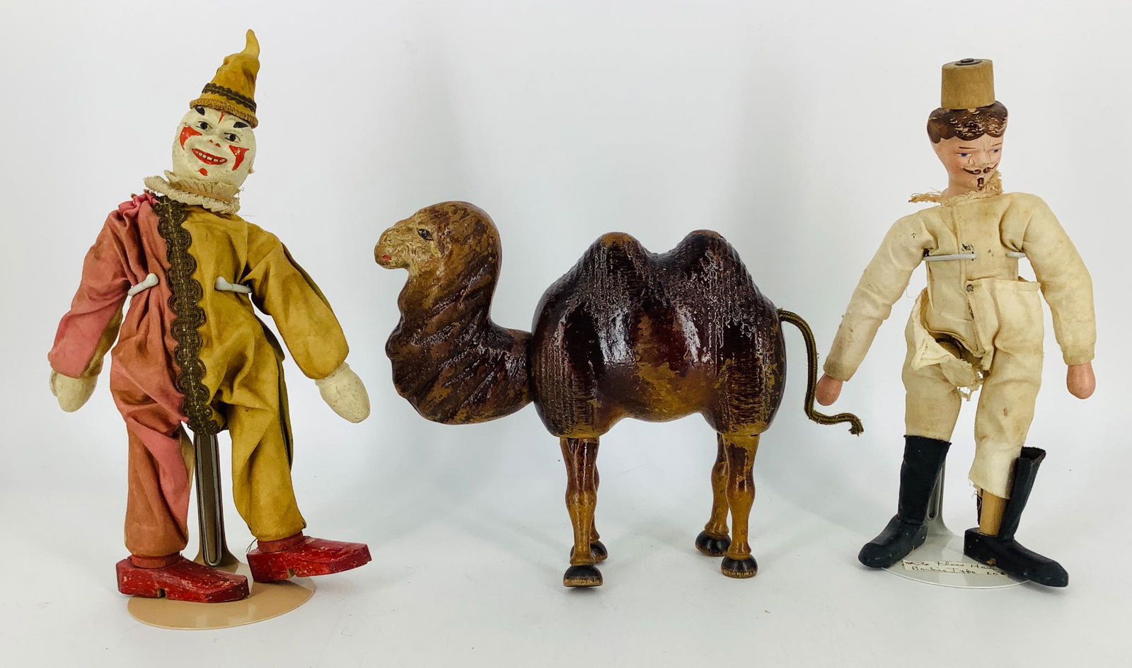 (3) Schoenhut Circus items. Includes two hump Camel, (1 of 1)