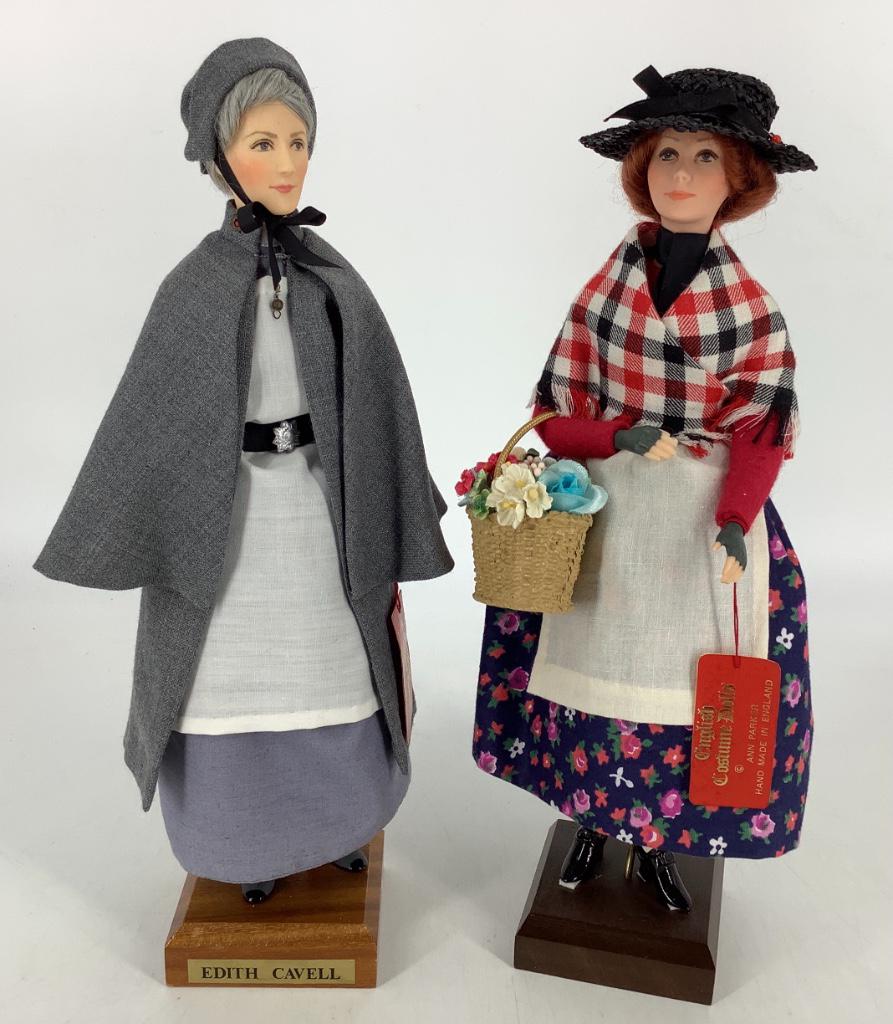 (2) Ann Parker English costume dolls, Edith Cavell (1 of 3)