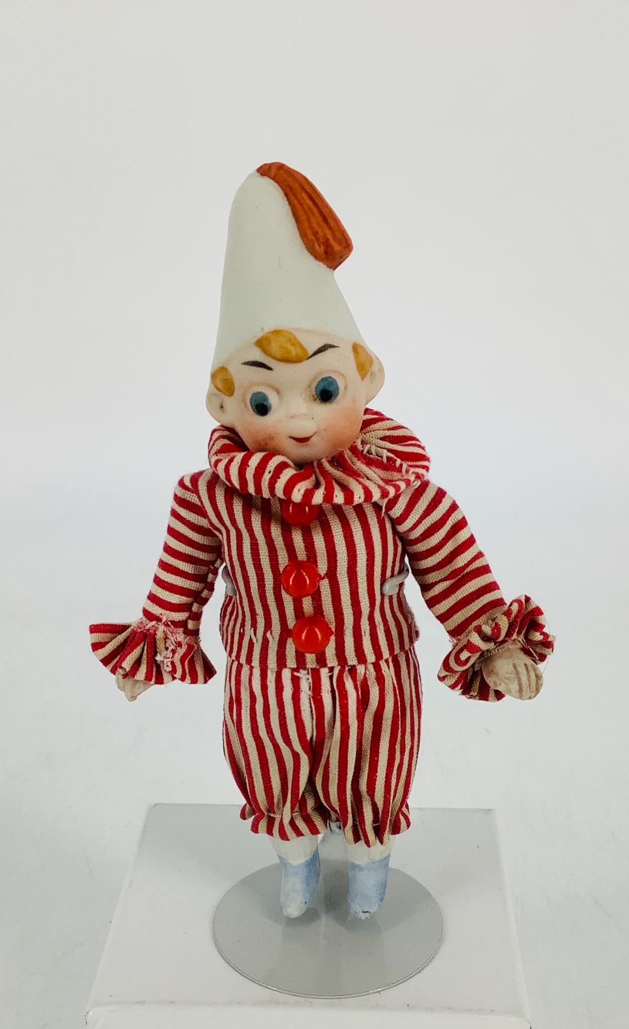 All bisque googly clown likely Hertwig. 5 1/2" with (1 of 1)