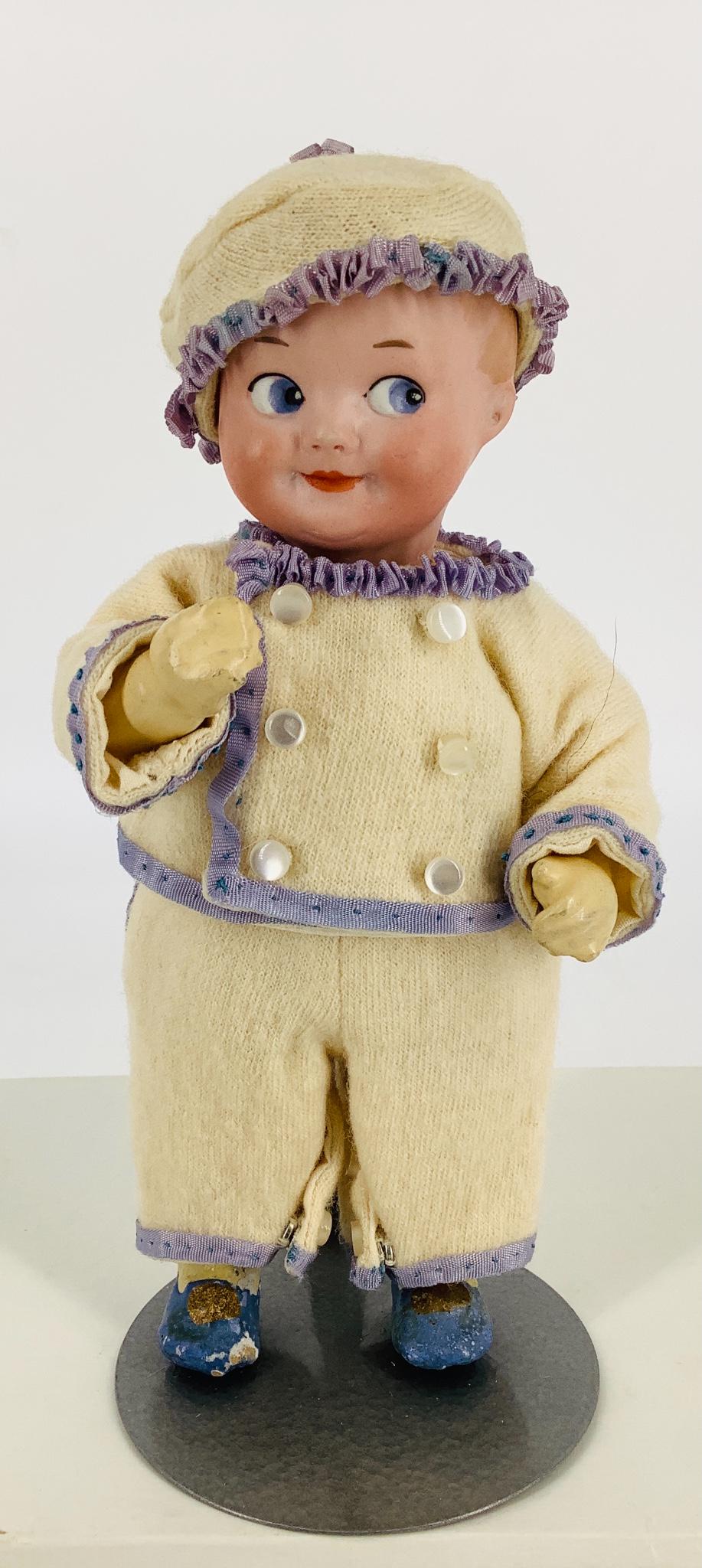 Armand Marseille 327 bisque socket head googly boy. 7" (1 of 2)