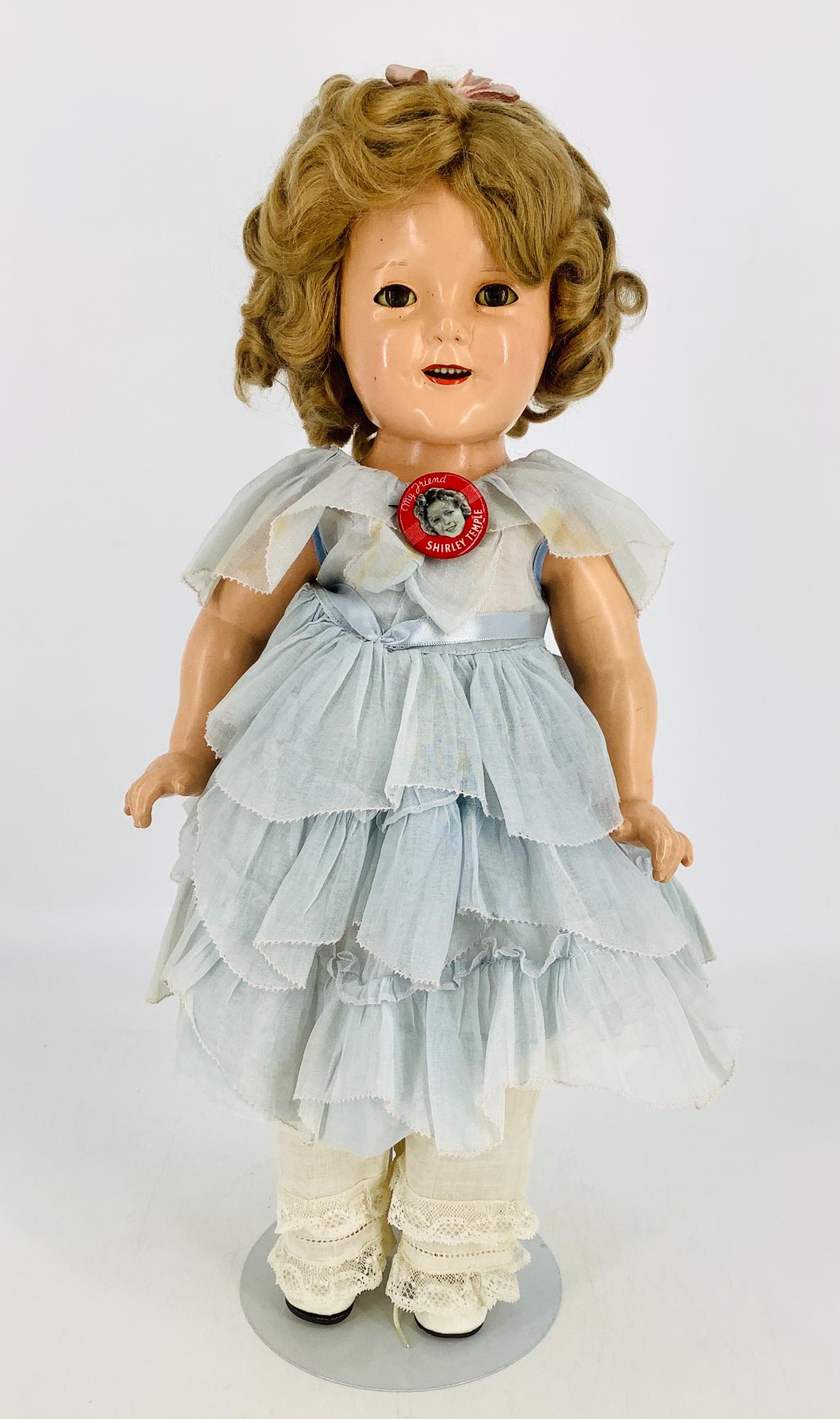 1934-1939 18" composition Ideal "The Little Colonel" (1 of 3)