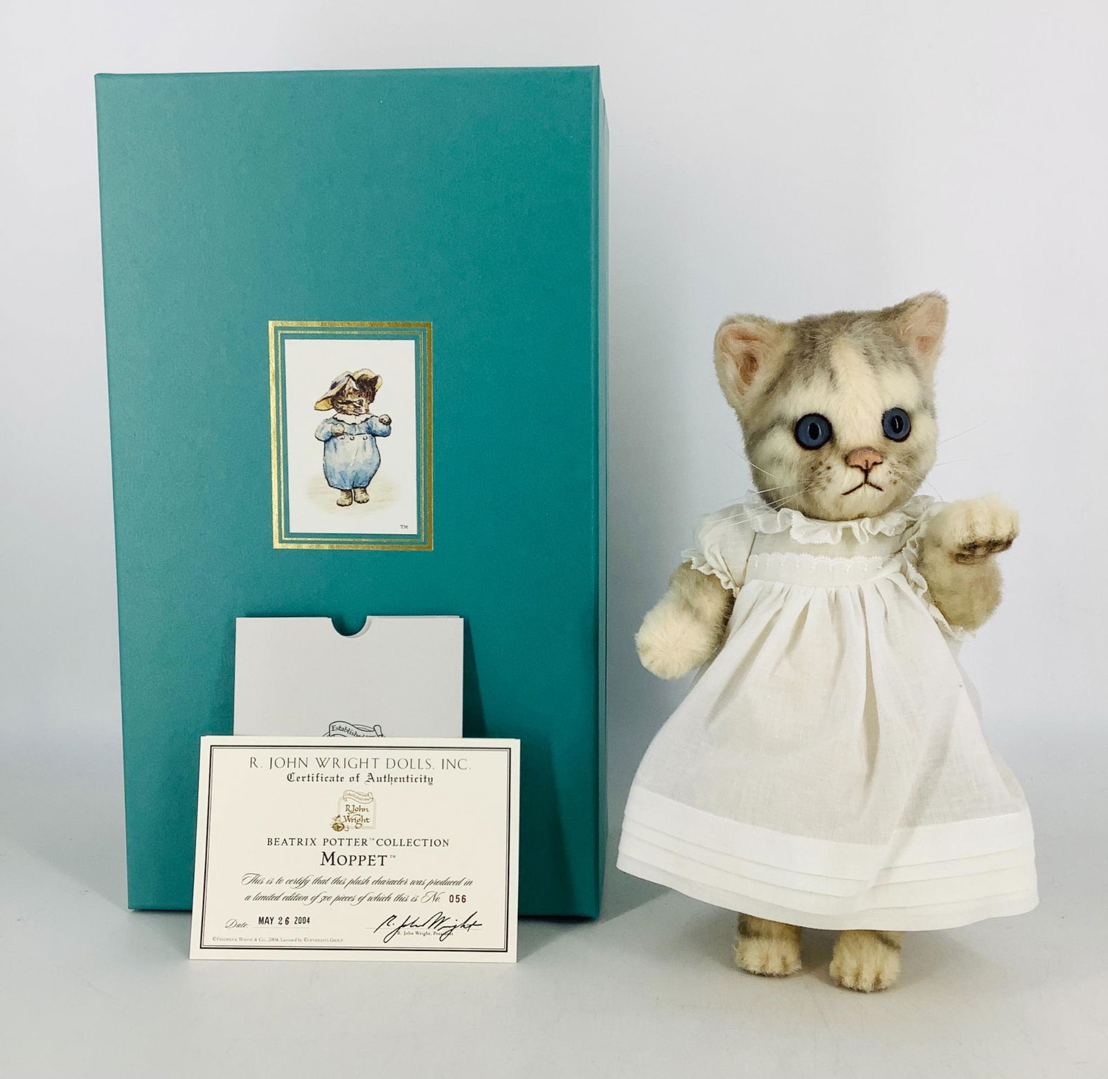 Mohair plush "Moppet" by R. John Wright. From the (1 of 3)