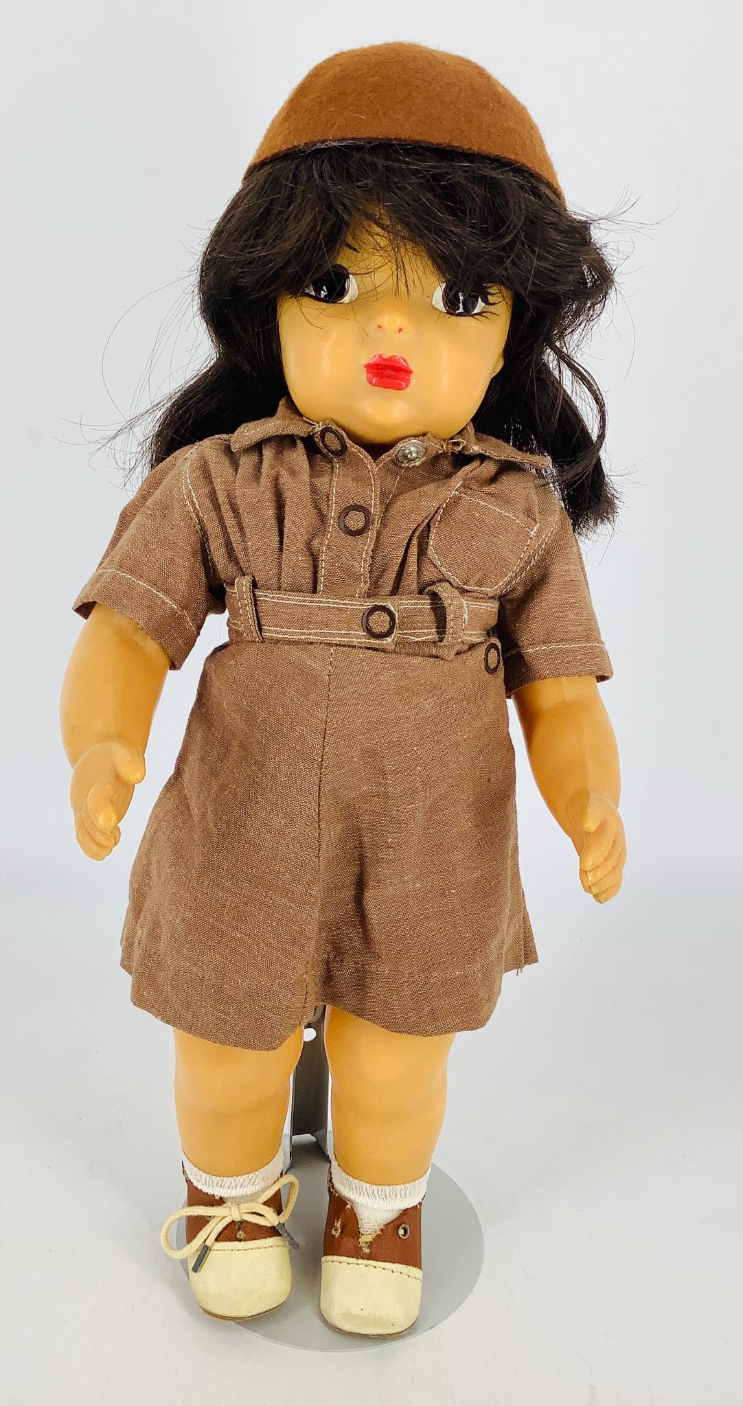 Terri Lee hard plastic doll. 16" doll with replaced (1 of 2)