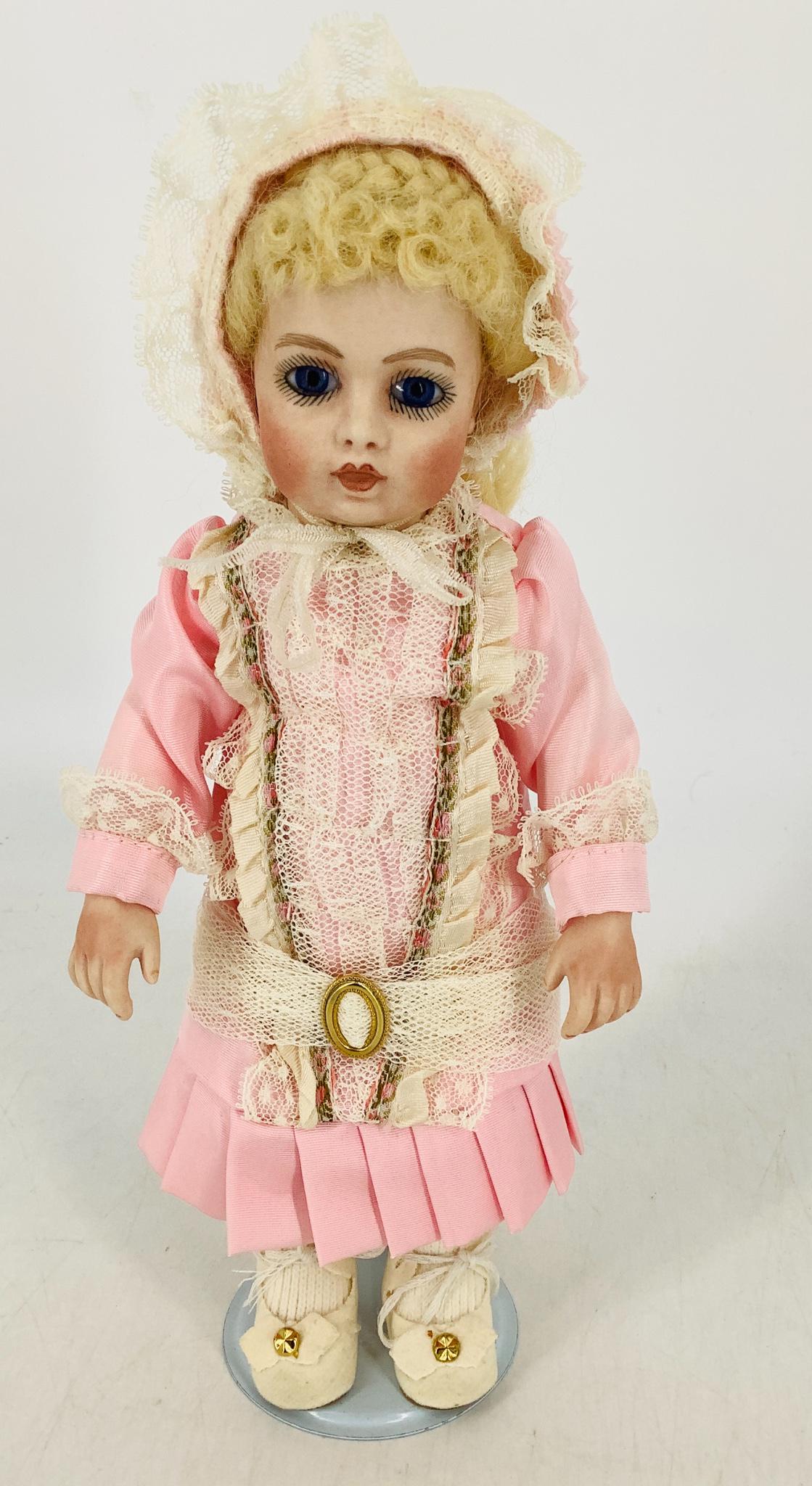 Reproduction Bru Jne by Marianne DeNunez. 10" doll with (1 of 2)