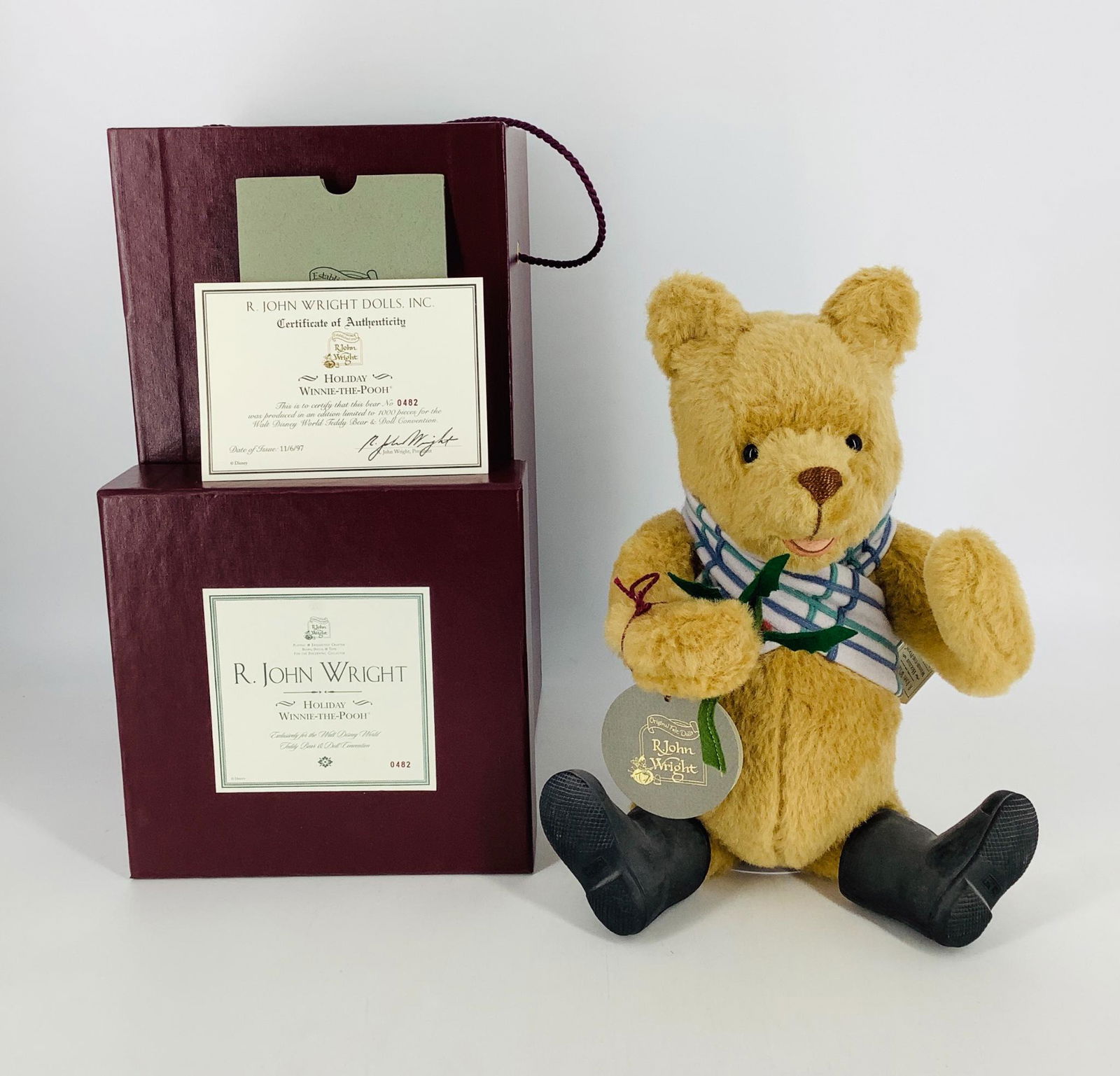 "Holiday Winnie-the-Pooh" by R. John Wright. Made (1 of 3)