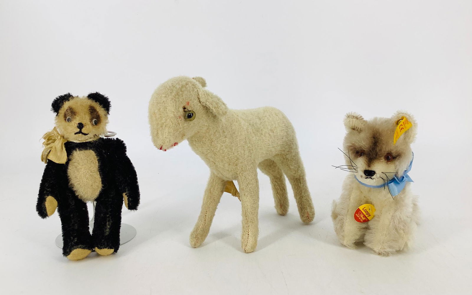 (3) Small animals. Includes 5" Steiff mohair "Loopy", 6 (1 of 1)